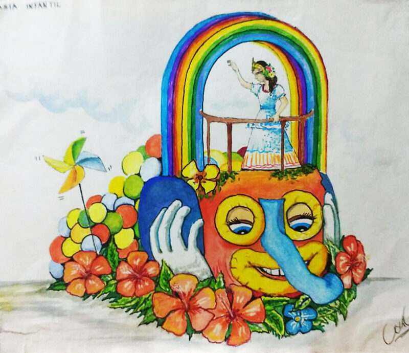 Diseno de Carroza Fantasia Infantil