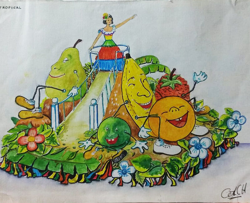 Diseno de Carroza Son Tropical